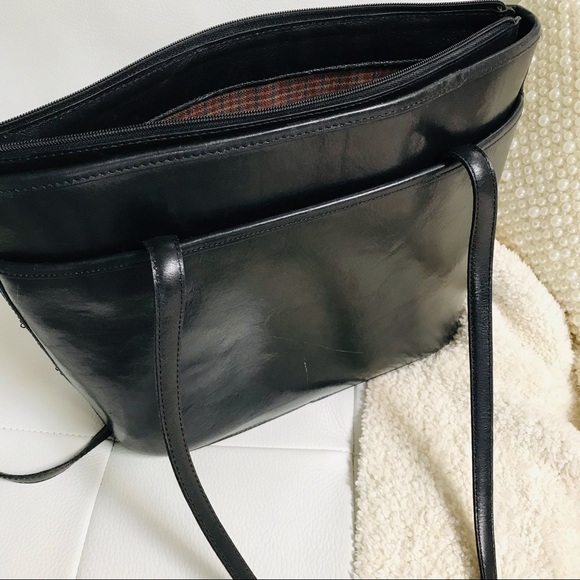 BRIGHTON GENUINE LEATHER STRUCTURED SHOULDER BAG - Picture 2 of 9